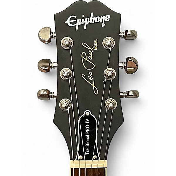 Used Epiphone Les Paul Traditional Pro IV Gold Top Solid Body Electric Guitar
