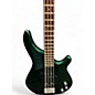 Used Fernandes bass Green Electric Bass Guitar