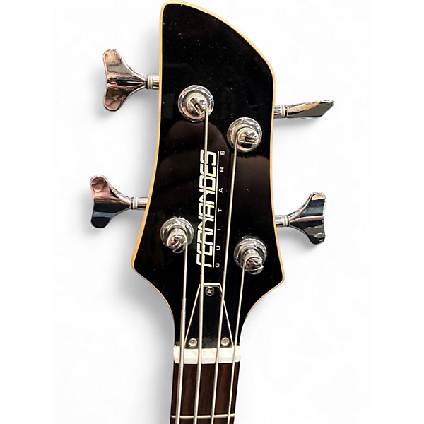 Used Fernandes bass Green Electric Bass Guitar