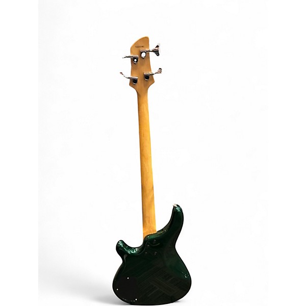Used Fernandes bass Green Electric Bass Guitar