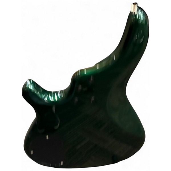 Used Fernandes bass Green Electric Bass Guitar
