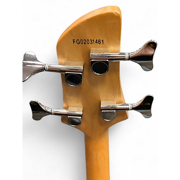 Used Fernandes bass Green Electric Bass Guitar