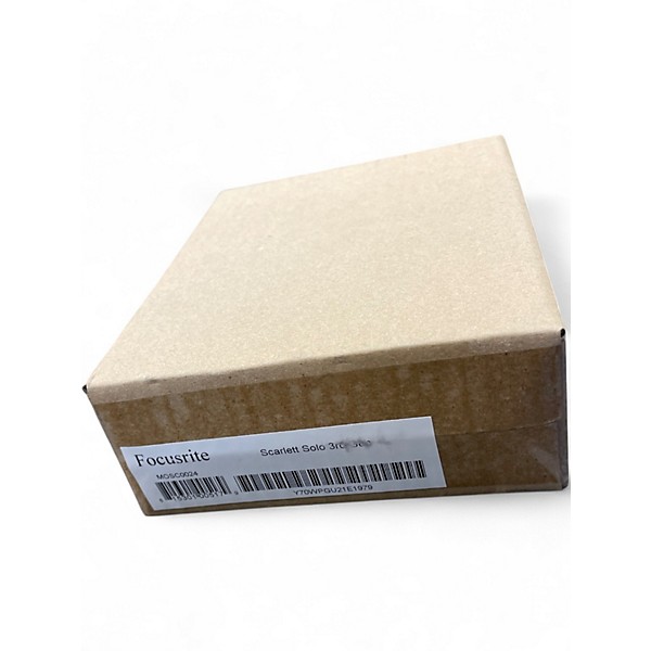 Used Focusrite Scarlett Solo Gen 3 Audio Interface