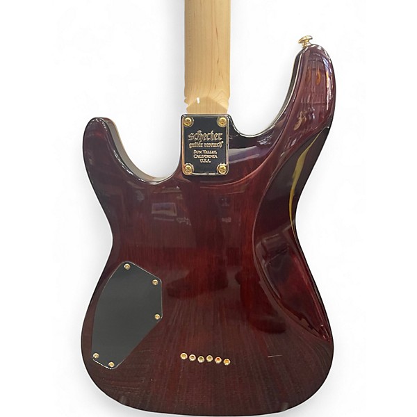 Used Schecter Guitar Research Omen Extreme 6 Natural Solid Body Electric Guitar