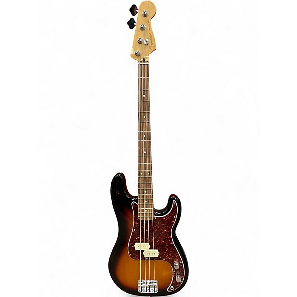 Used Fender Player Precision Bass Sunburst Electric Bass Guitar