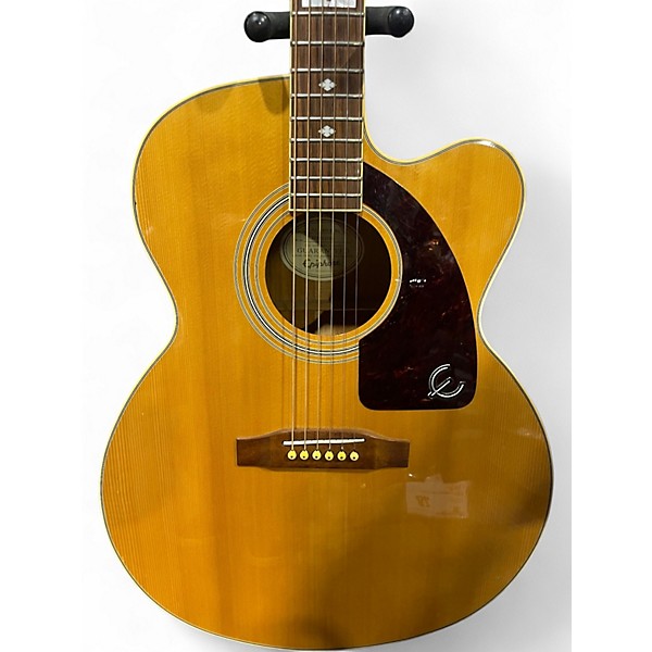 Used Epiphone SJ 18SCE Natural Acoustic Electric Guitar