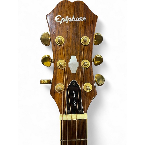 Used Epiphone SJ 18SCE Natural Acoustic Electric Guitar