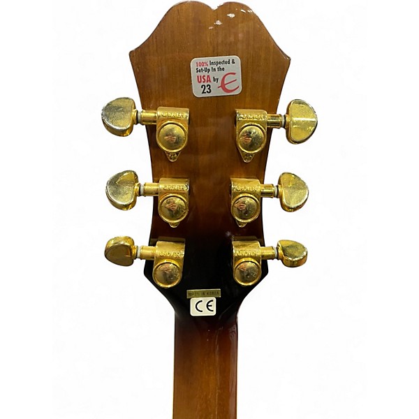 Used Epiphone SJ 18SCE Natural Acoustic Electric Guitar