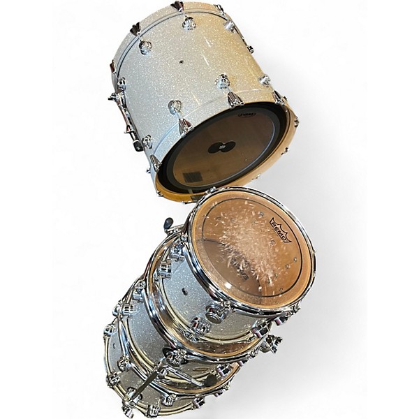 Used 2005 DW 4 Piece Collector's Series broken glass Drum Kit