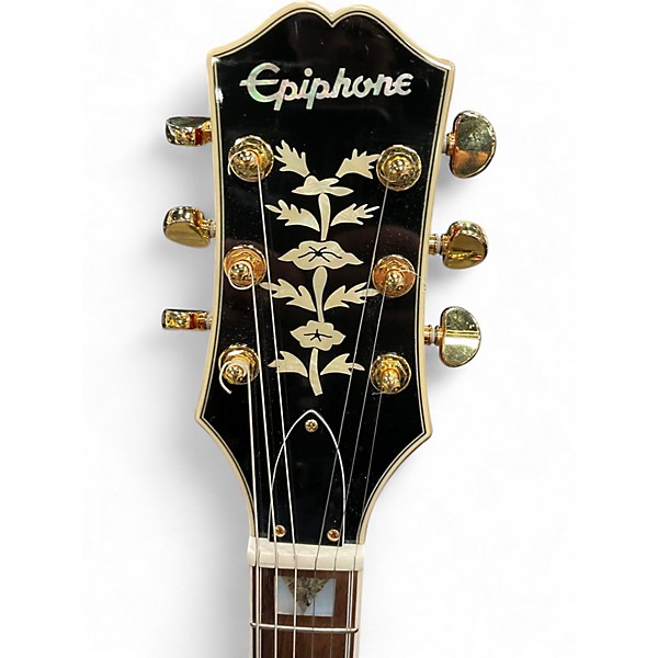 Used Epiphone E212TV Candy Red Burst Hollow Body Electric Guitar