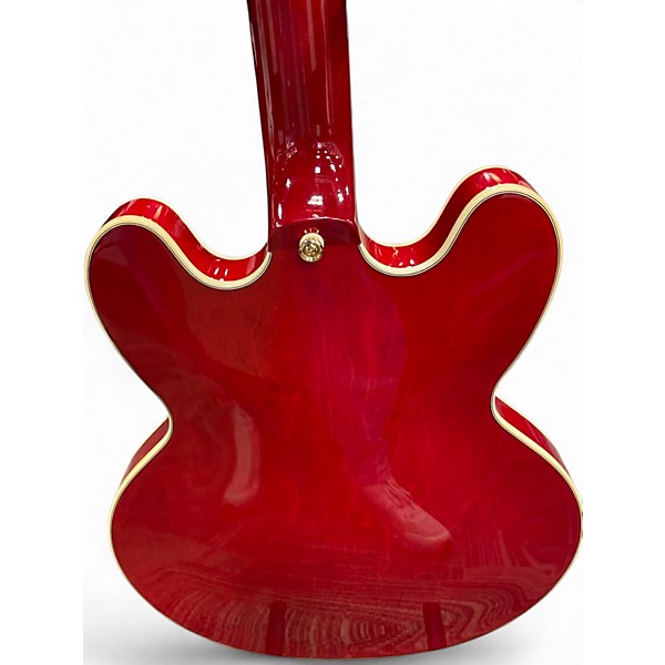 Used Epiphone E212TV Candy Red Burst Hollow Body Electric Guitar