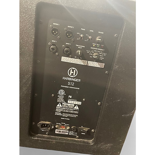 Used Harbinger S12 Powered Speaker