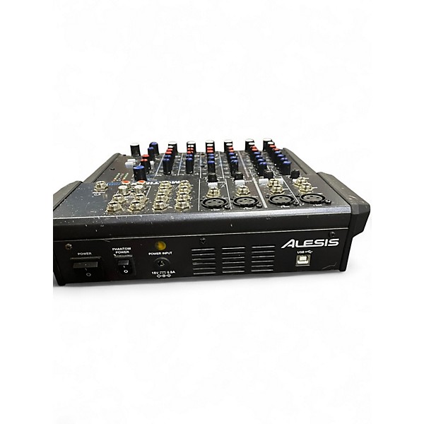 Used Alesis MultiMix 8 USB 8-Channel Unpowered Mixer