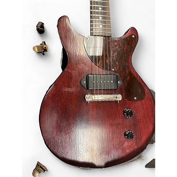 Used Eastman SB55DC/4 Worn Cherry Solid Body Electric Guitar