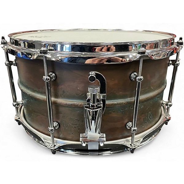 Used Pork Pie 13X7 BRASS PATINA BRASS PATINA Drum