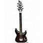Used Schecter Guitar Research C1 FRS Platinum Dark Cherry Burst Solid Body Electric Guitar thumbnail