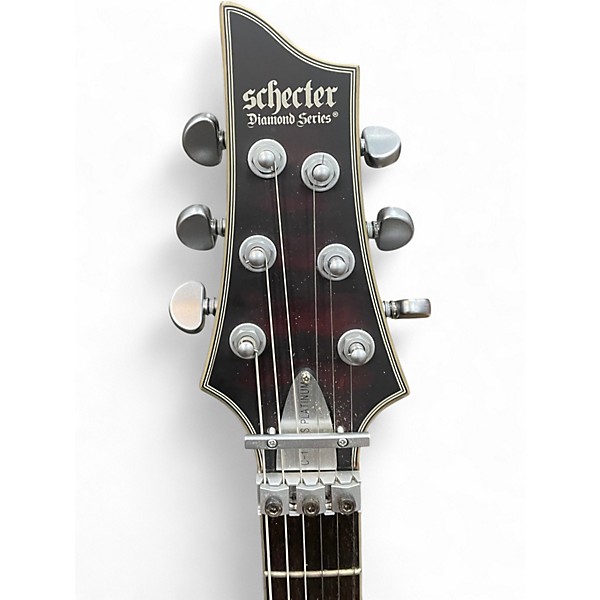 Used Schecter Guitar Research C1 FRS Platinum Dark Cherry Burst Solid Body Electric Guitar