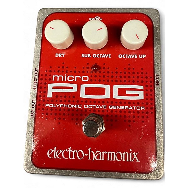 Used Electro-Harmonix Micro Pog Polyphonic Octave Generator Effect Pedal