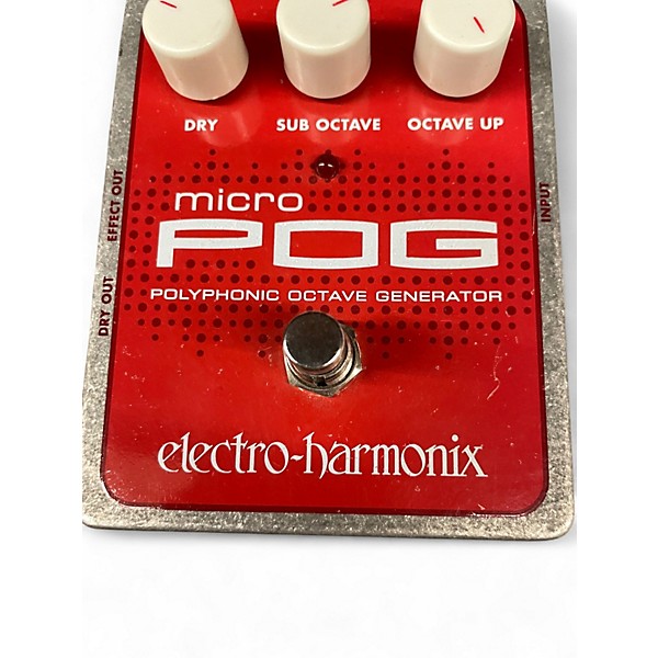 Used Electro-Harmonix Micro Pog Polyphonic Octave Generator Effect Pedal