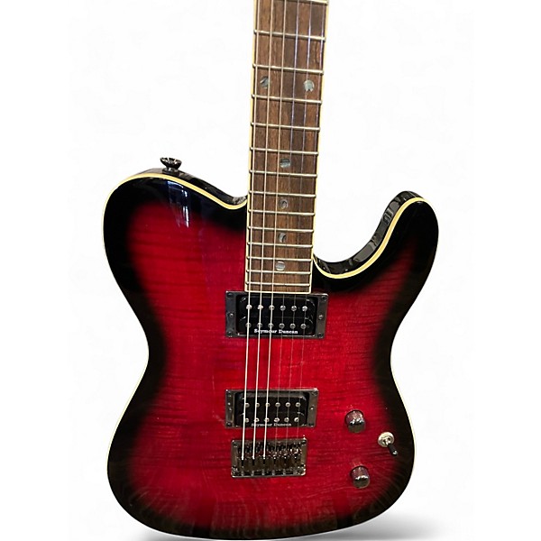 Used Fender Special Edition Custom Telecaster FMT HH Heritage Cherry Sunburst Solid Body Electric Guitar