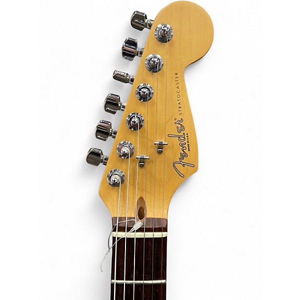 Vintage 1996 Fender Stratocaster American Standard Aged White Solid Body Electric Guitar