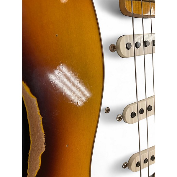 Used 2023 Fender Custom Shop 1958 Stratocaster Sunburst Solid Body Electric Guitar