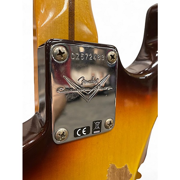 Used 2023 Fender Custom Shop 1958 Stratocaster Sunburst Solid Body Electric Guitar