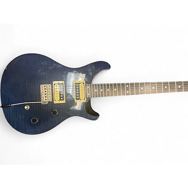 Used PRS SE Custom 24 Blue Solid Body Electric Guitar