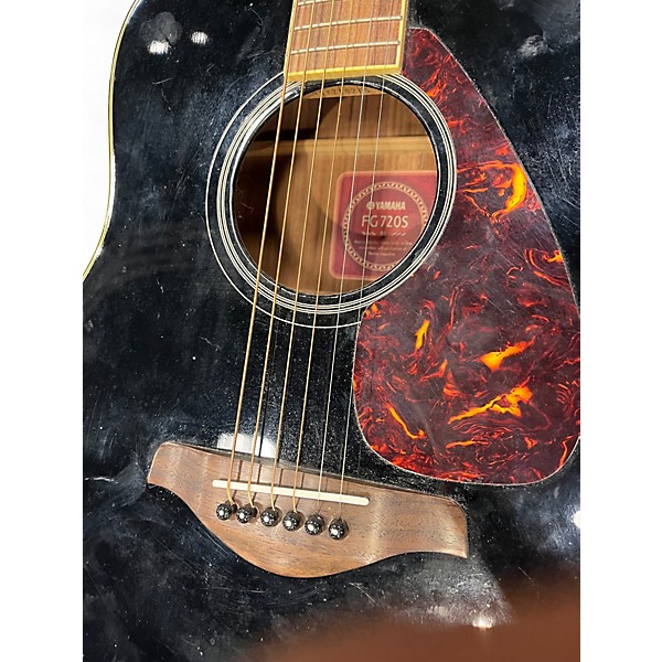 Used Yamaha FG720S Black Acoustic Guitar