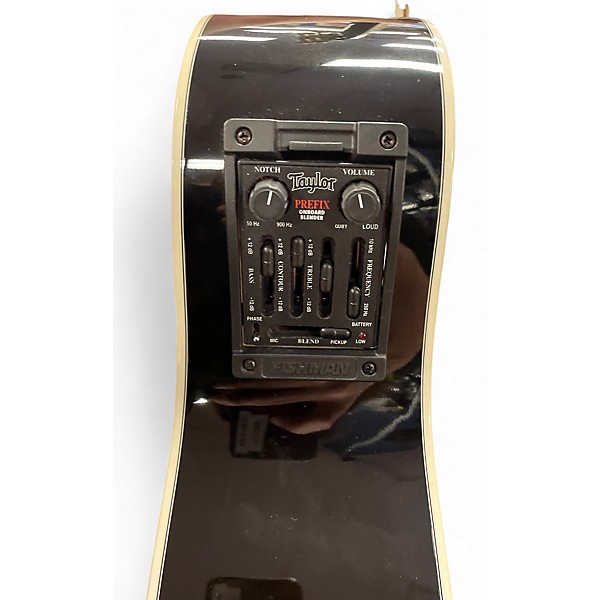 Used 1997 Taylor 610CE Black Acoustic Guitar