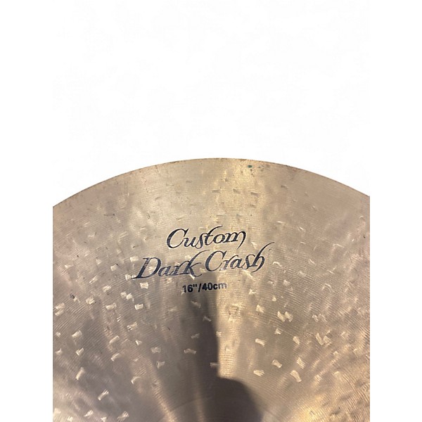Used Zildjian 16in K Custom Dark Crash Cymbal