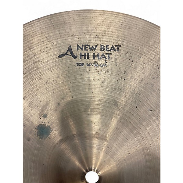 Used Zildjian 14in New Beat Hi Hat Pair Cymbal