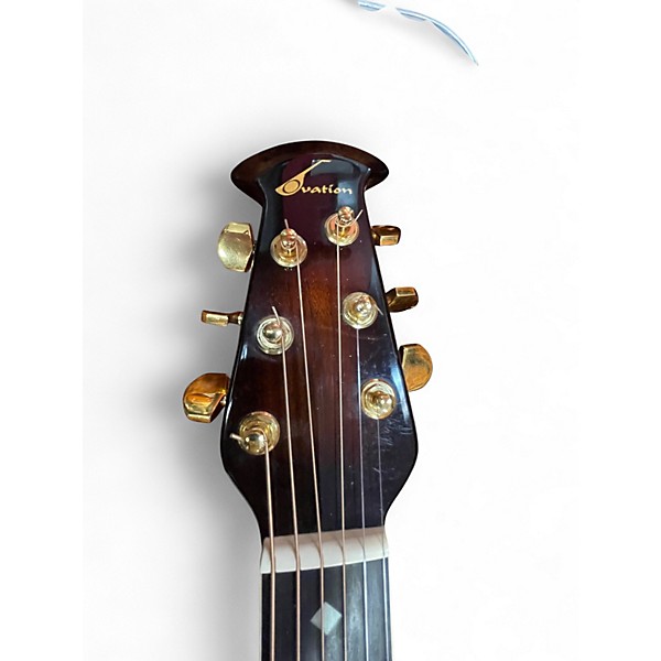 Used Ovation 1667 Tobacco Burst Acoustic Electric Guitar