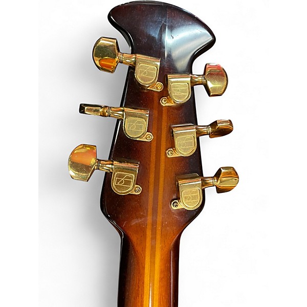 Used Ovation 1667 Tobacco Burst Acoustic Electric Guitar