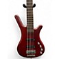 Used Warwick CORVETTE ROCKBASS Trans Red Electric Bass Guitar