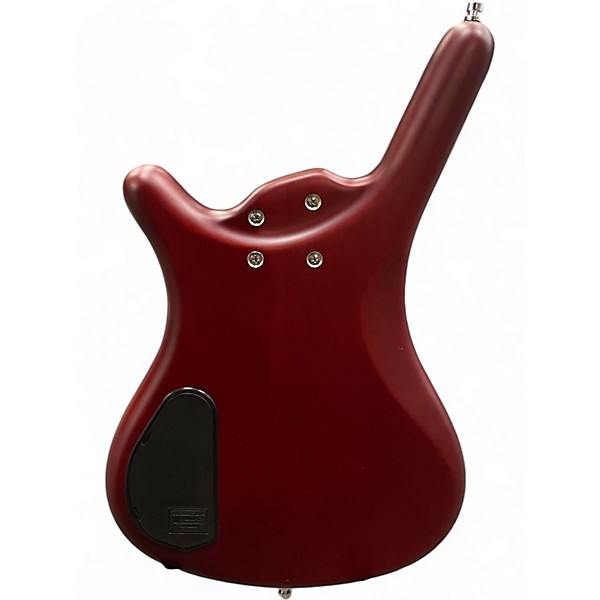 Used Warwick CORVETTE ROCKBASS Trans Red Electric Bass Guitar