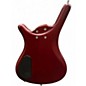 Used Warwick CORVETTE ROCKBASS Trans Red Electric Bass Guitar