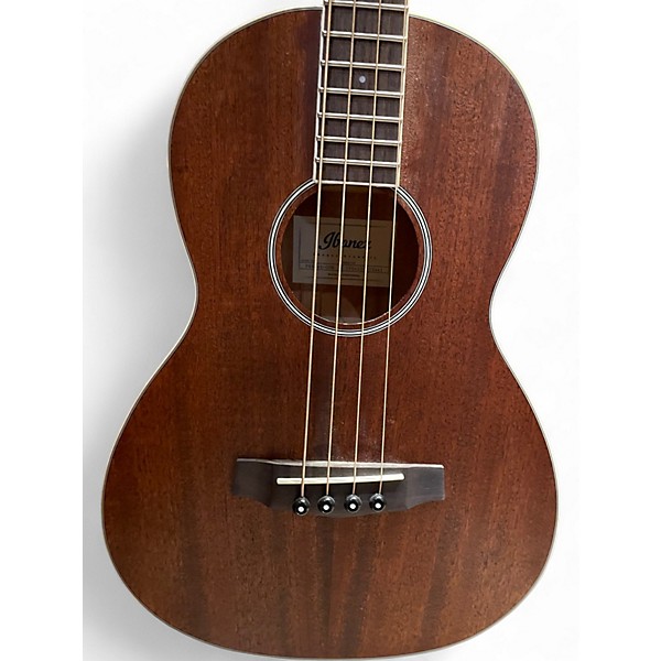 Used Ibanez PNB14E NATURAL Acoustic Bass Guitar