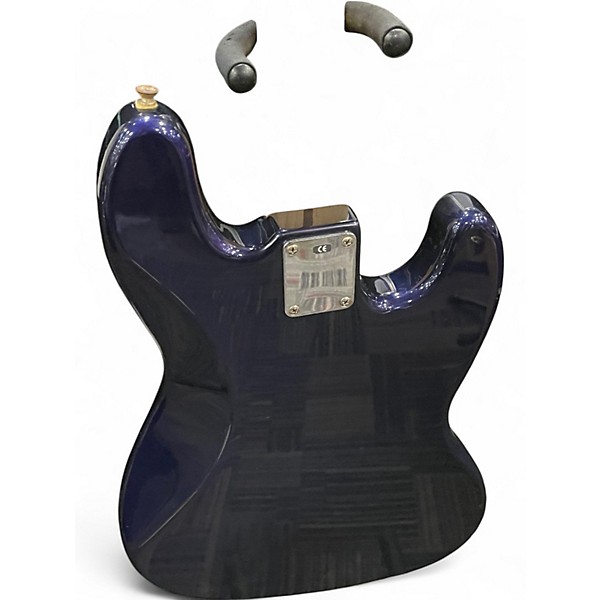 Used Fender Standard Jazz Bass Left Handed Midnight Blue Electric Bass Guitar
