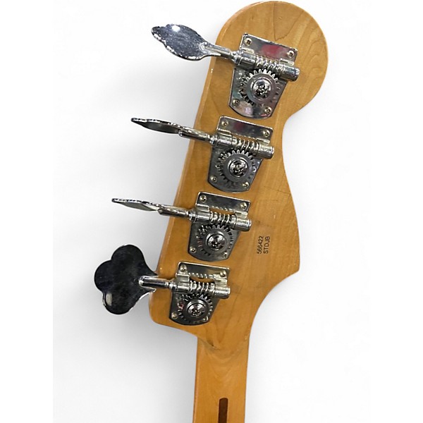 Used Fender Standard Jazz Bass Left Handed Midnight Blue Electric Bass Guitar