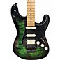 Used Jackson X Series Signature Adrian Smith Transparent Green Burst Solid Body Electric Guitar