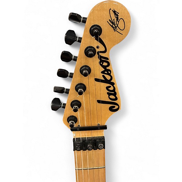 Used Jackson X Series Signature Adrian Smith Transparent Green Burst Solid Body Electric Guitar