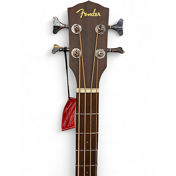 Used Fender 6B60SCE Aged Cognac Burst Acoustic Bass Guitar