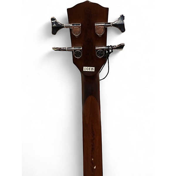 Used Fender 6B60SCE Aged Cognac Burst Acoustic Bass Guitar