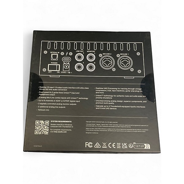 Used Universal Audio Apollo Twin Quad MKII Audio Interface