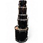 Used Pearl 5 Piece ROADSHOW 5 PIECE Black Drum Kit