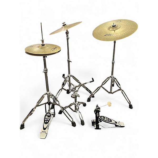 Used Pearl 5 Piece ROADSHOW 5 PIECE Black Drum Kit