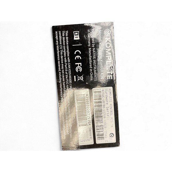 Used Komplete KONTROL A25