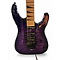 Used Jackson JS34Q DINKY Purple Solid Body Electric Guitar