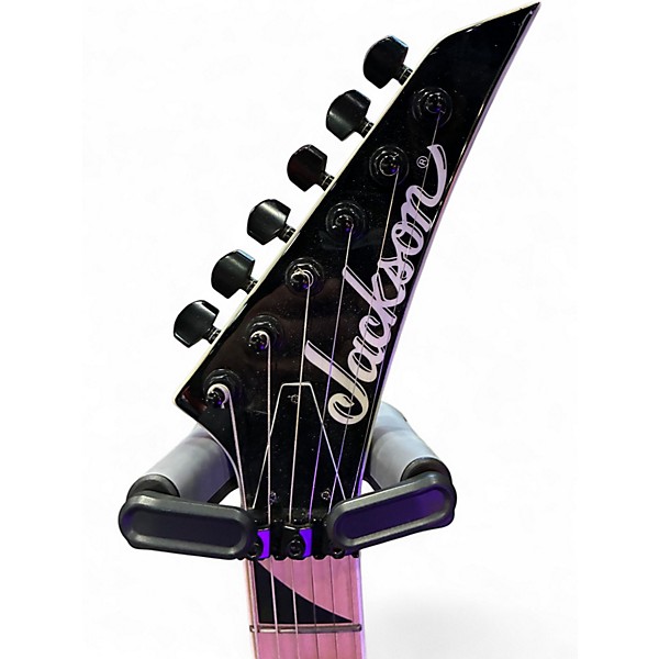 Used Jackson JS34Q DINKY Purple Solid Body Electric Guitar
